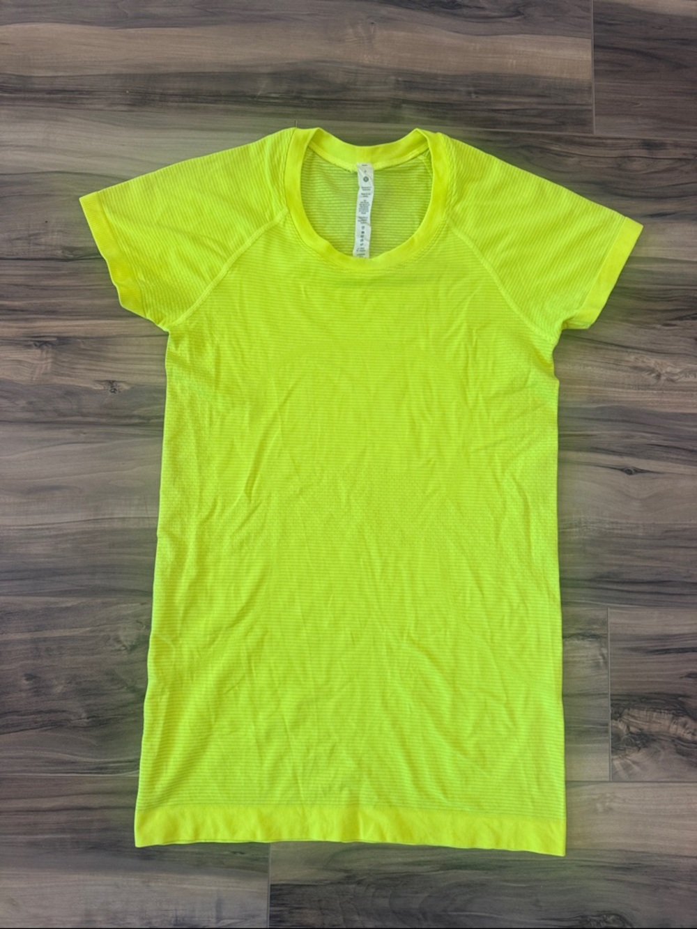 LuLuLemon Swiftly Tee in Neon Yellow